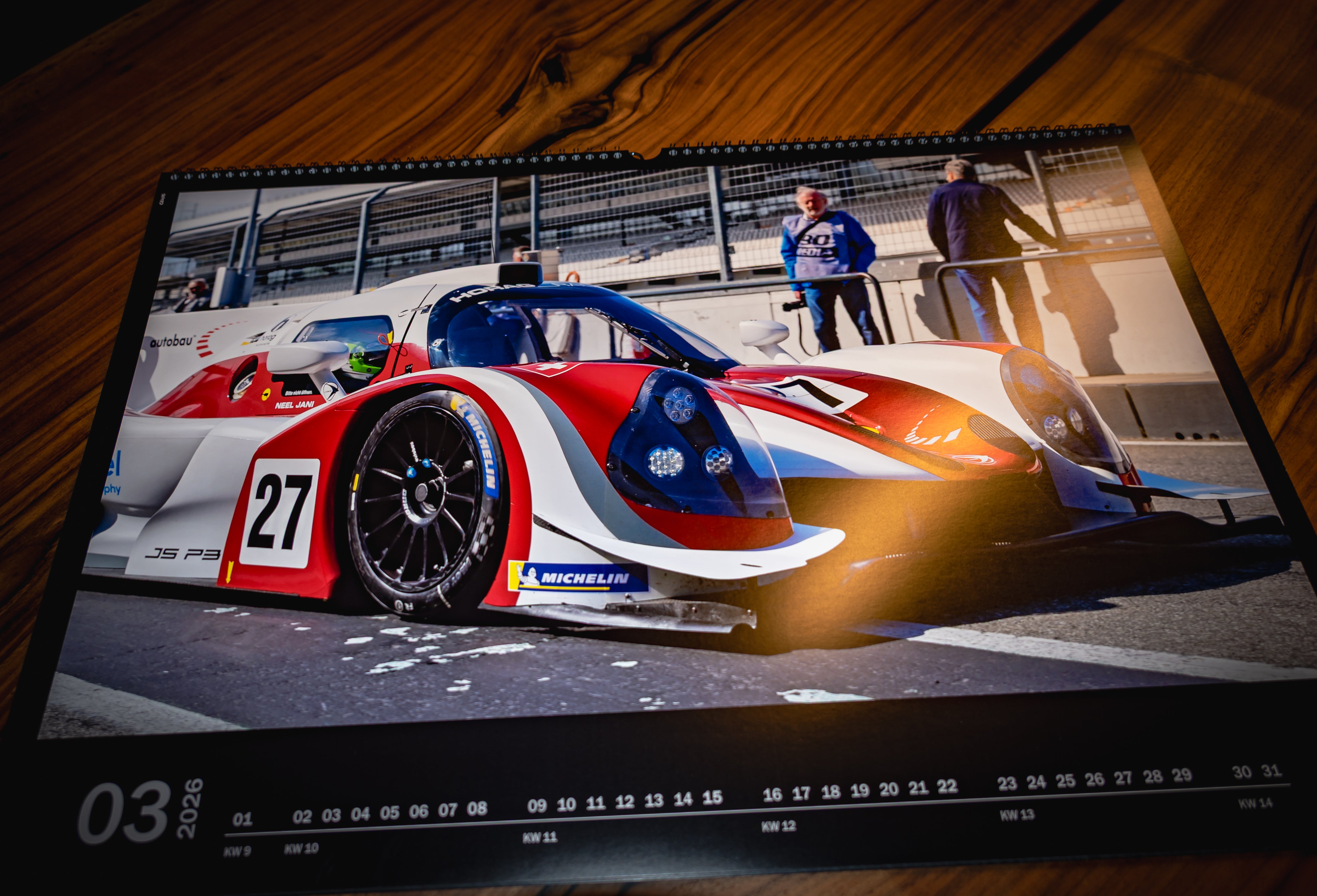 Wand Kalender - Racingcars 2026 - Bild 1