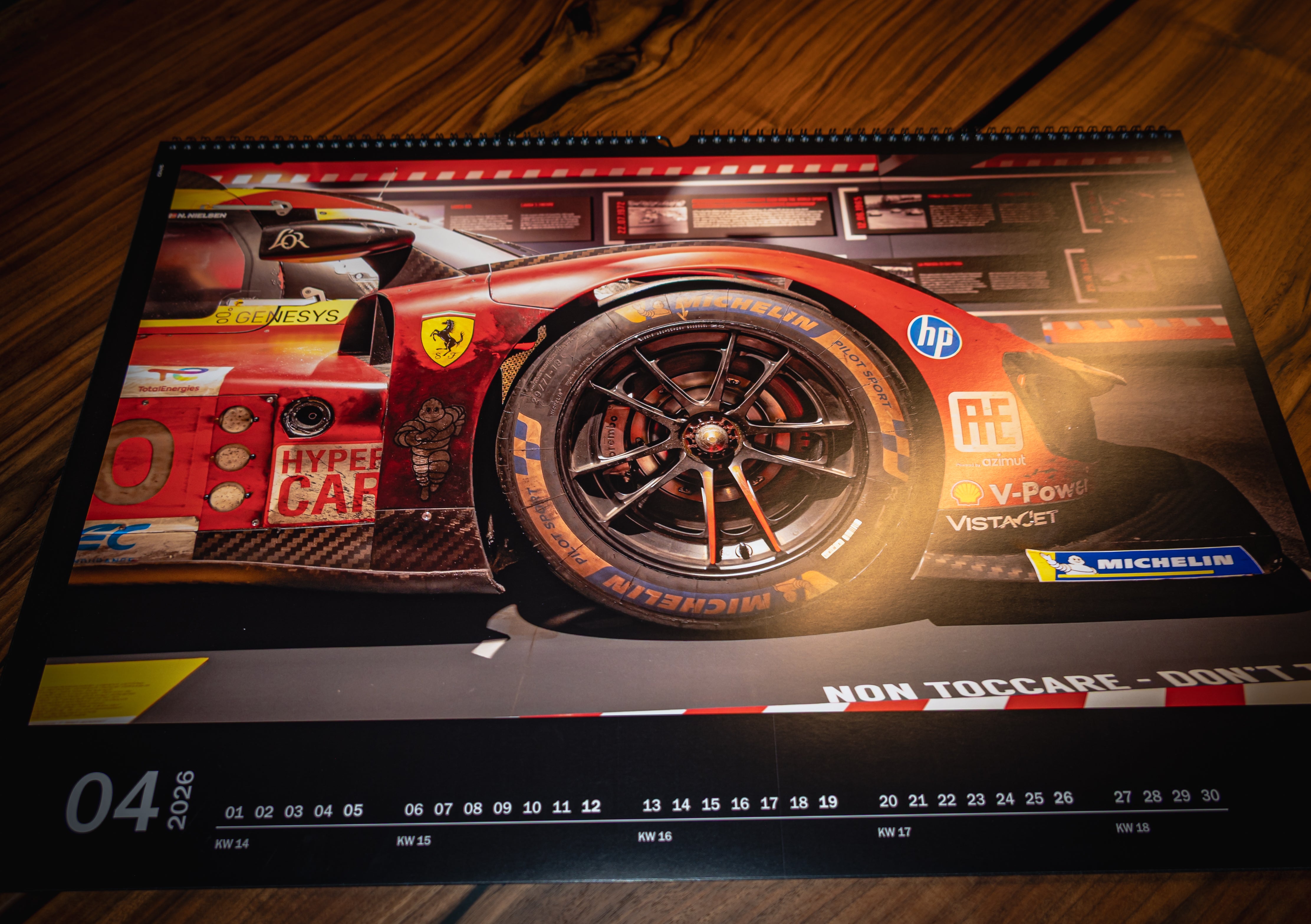 Wand Kalender - Racingcars 2026 - Bild 3